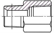 Hydraulic Fluid Power Connection Winner BSPT  Connectors / Adapters