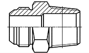 Hydraulic Fluid Power Connection Winner BSPT  Connectors / Adapters