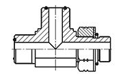 Hydraulic Fluid Power Connection Winner O-ring Face Seal Connectors / Adapters