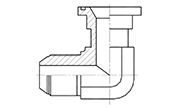 Hydraulic Fluid Power Connection Winner Flange  Connectors / Adapters